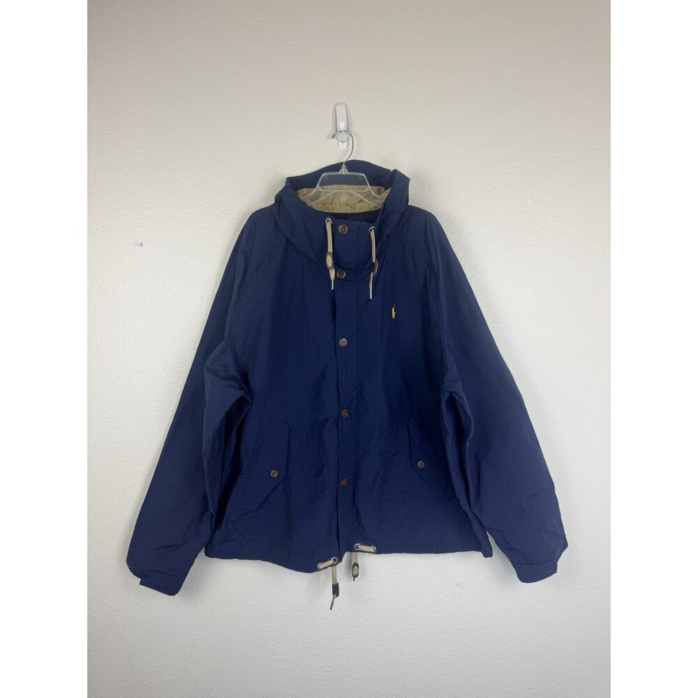 Polo Ralph Lauren Hooded Full Zip Field Jacket Parka Waterproof Raincoat 3XB